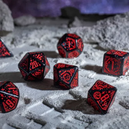 Q-Workshop - Space RPG Dice Set: Voyager (7-delig)