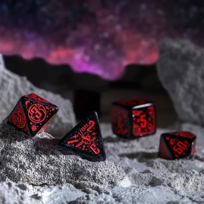 Q-Workshop - Space RPG Dice Set: Voyager (7-delig)