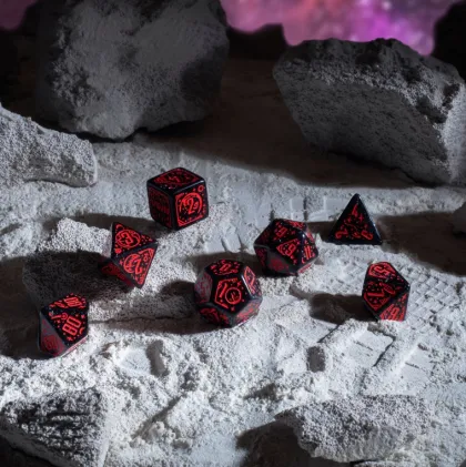 Q-Workshop - Space RPG Dice Set: Voyager (7-delig)