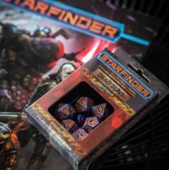 Q-Workshop - Starfinder RPG Dice Set: Dead Suns (7-delig)