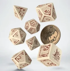 Q-Workshop - The Witcher RPG Dice Set: Vesemir - The Old Wolf (8-delig)