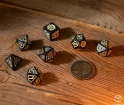 Q-Workshop - The Witcher RPG Dice Set: Ciri - The Zireael (8-delig)