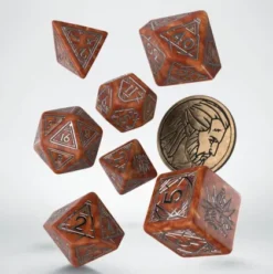Q-Workshop - The Witcher RPG Dice Set: Geralt - The Monster Slayer (8-delig)
