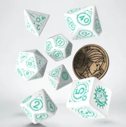 Q-Workshop - The Witcher RPG Dice Set: Ciri - The Law of Surprise (8-delig)