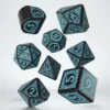 Q-Workshop - 20 Years RPG Dice Set: Japanese (8-delig)