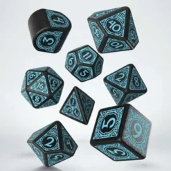 Q-Workshop - 20 Years RPG Dice Set: Japanese (8-delig)