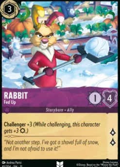 Rabbit, Fed Up (foil) - Winterspell