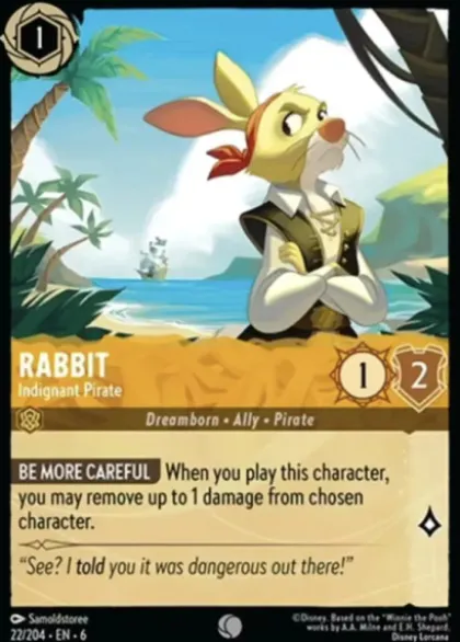 Rabbit, Indignant Pirate - Azurite Sea