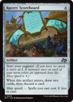 Racers' Scoreboard (foil) - Aetherdrift