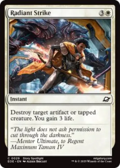 Radiant Strike (foil) - Edge of Eternities