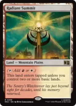 Radiant Summit (surge foil) - Marvel Super Heroes Commander