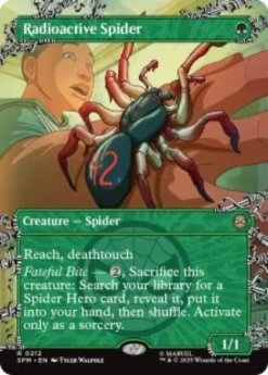 Radioactive Spider (foil) (borderless) - Marvel's Spider-Man Varianten