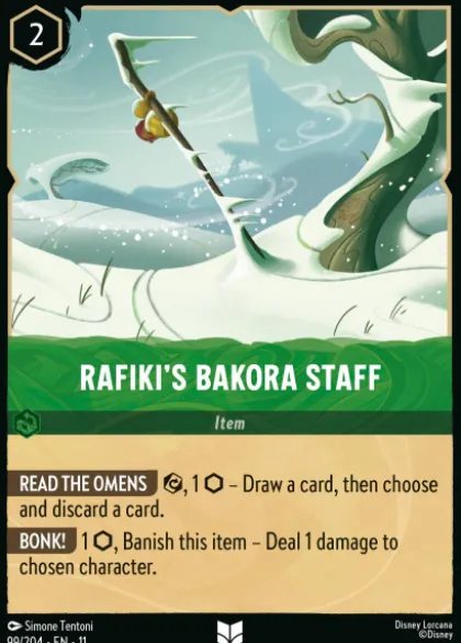 Rafiki's Bakora Staff - Winterspell