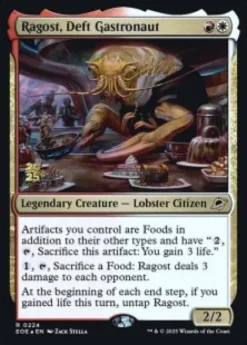 Ragost, Deft Gastronaut (foil) - Edge of Eternities prerelease Promo's