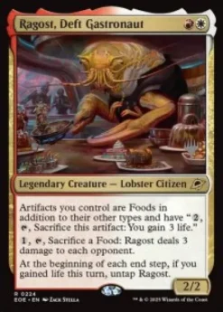 Ragost, Deft Gastronaut (foil) - Edge of Eternities Planeswalker Stamped