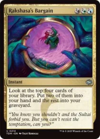 Rakshasa's Bargain - Tarkir: Dragonstorm