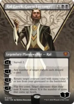 Ral Zarek, Guest Lecturer (foil) (borderless) - Secrets of Strixhaven Varianten