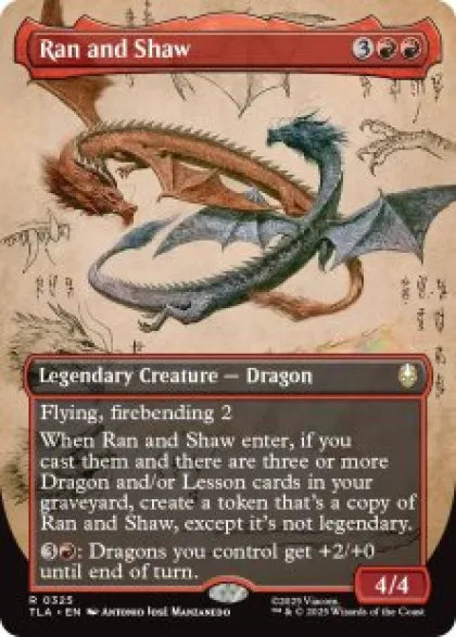 Ran and Shaw (borderless) - Avatar: The Last Airbender Varianten