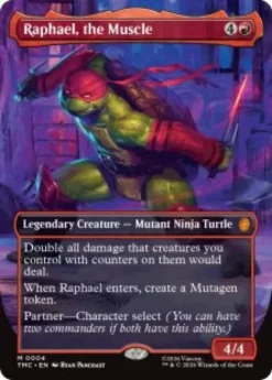Raphael, the Muscle (foil) (borderless) - Teenage Mutant Ninja Turtles Eternal-Legal