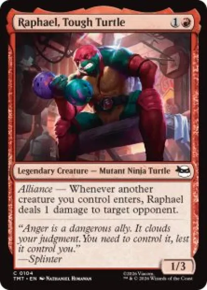 Raphael, Tough Turtle (foil) - Teenage Mutant Ninja Turtles