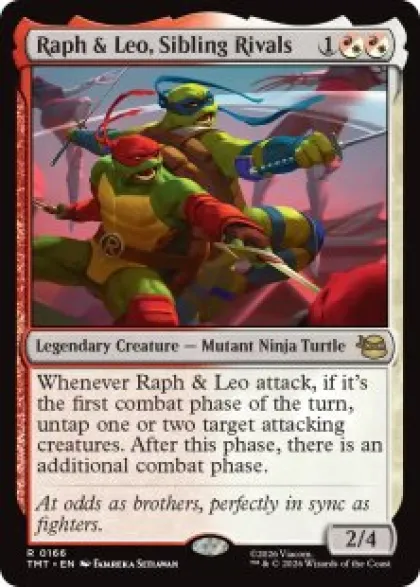Raph & Leo, Sibling Rivals (foil) - Teenage Mutant Ninja Turtles