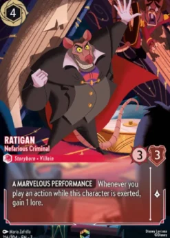 Ratigan, Nefarious Criminal (foil) (borderless) - Archazia’s Island