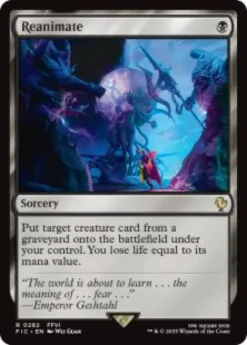Reanimate (surge foil) - Final Fantasy Commander