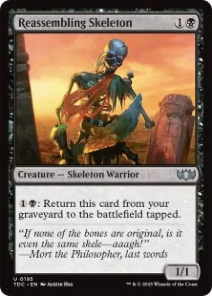 Reassembling Skeleton - Tarkir: Dragonstorm Commander