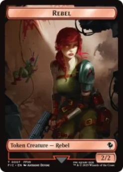 Rebel token (2/2) - Final Fantasy Commander