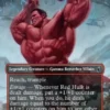 Red Hulk (foil) (borderless) - Marvel Super Heroes Varianten
