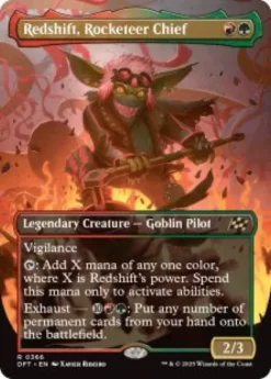 Redshift, Rocketeer Chief (#366) (foil) (borderless) - Aetherdrift Varianten