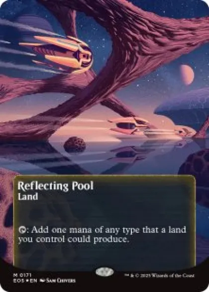 Reflecting Pool (#171) (galaxy foil) (borderless) - Edge of Eternities Stellar Sights