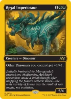 Regal Imperiosaur (#470) (first-place foil) - Aetherdrift First-Place Box Toppers