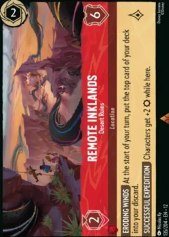 Remote Inklands, Desert Ruins (foil) - Wilds Unknown