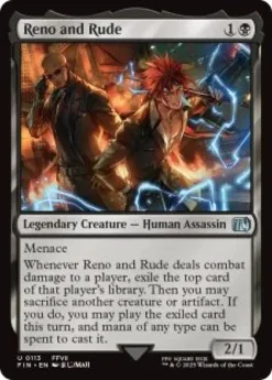 Reno and Rude (foil) - Final Fantasy