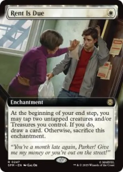 Rent Is Due (foil) (extended art) - Marvel's Spider-Man Varianten