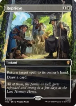 Reprieve (#17) (foil) (borderless) - The Hobbit Eternal