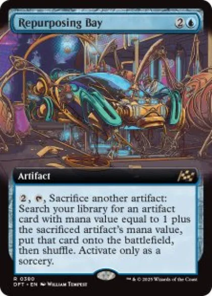 Repurposing Bay (#380) (foil) (extended art) - Aetherdrift Varianten