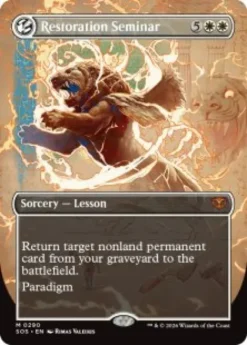 Restoration Seminar (foil) (borderless) - Secrets of Strixhaven Varianten