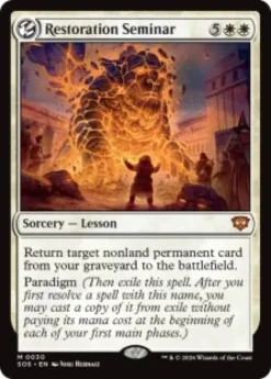 Restoration Seminar (foil) - Secrets of Strixhaven