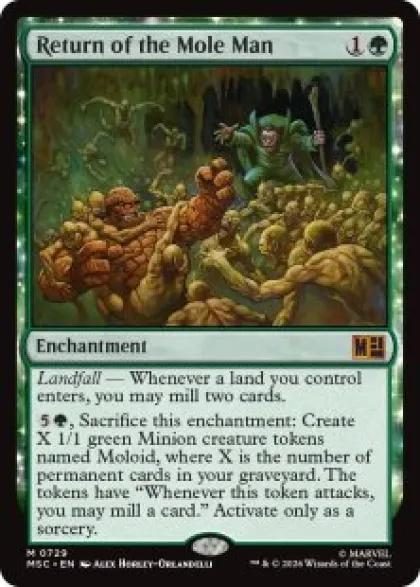 Return of the Mole Man - Marvel Super Heroes Commander