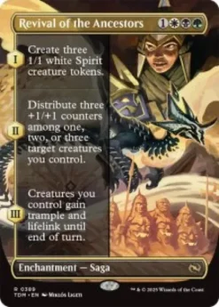 Revival of the Ancestors (foil) (borderless) - Tarkir: Dragonstorm Varianten