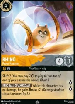 Rhino, Power Hamster (foil) - Reign of Jafar