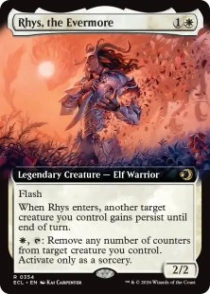 Rhys, the Evermore (foil) (extended art) - Lorwyn Eclipsed Varianten