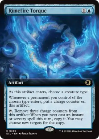 Rimefire Torque (extended art) - Lorwyn Eclipsed Varianten