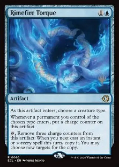 Rimefire Torque (foil) - Lorwyn Eclipsed Planeswalker Stamped