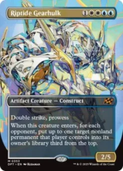 Riptide Gearhulk (borderless) - Aetherdrift Varianten