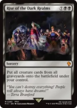 Rise of the Dark Realms (surge foil) - Final Fantasy Commander