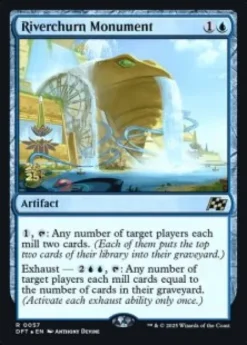 Riverchurn Monument (foil) - Aetherdrift Prerelease Promo's