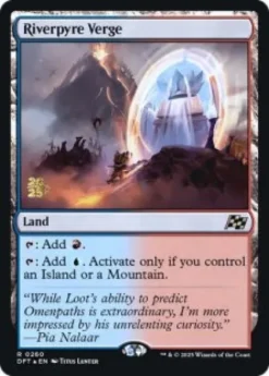 Riverpyre Verge (foil) - Aetherdrift Prerelease Promo's